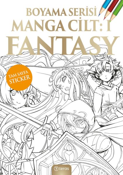 Manga Boyama Cilt I: Fantasy-zoom-