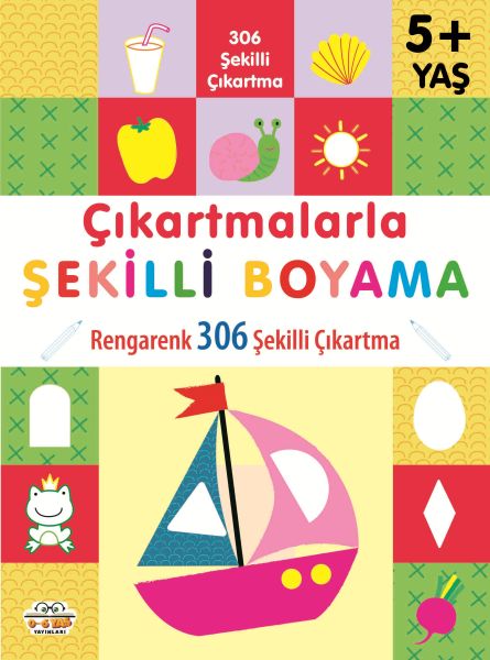 Çıkartmalarla Şekilli Boyama 5 Yaş Üstü-zoom-