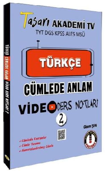Tasarı TYT DGS KPSS ALESS MSÜ Türkçe Cümlede Anlam Video Ders Notları-zoom-