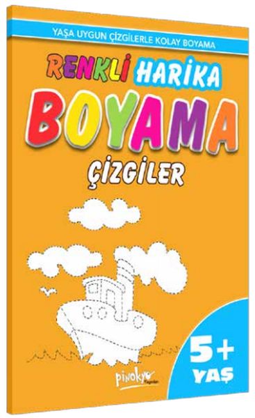 Renkli Harika Boyama Çizgiler (5+Yaş)-zoom-