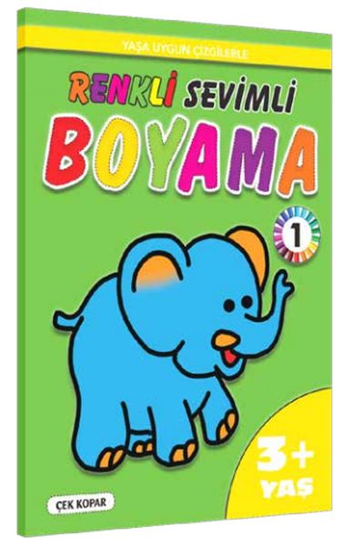 Renkli Sevimli Boyama -1 (3+Yaş)-zoom-