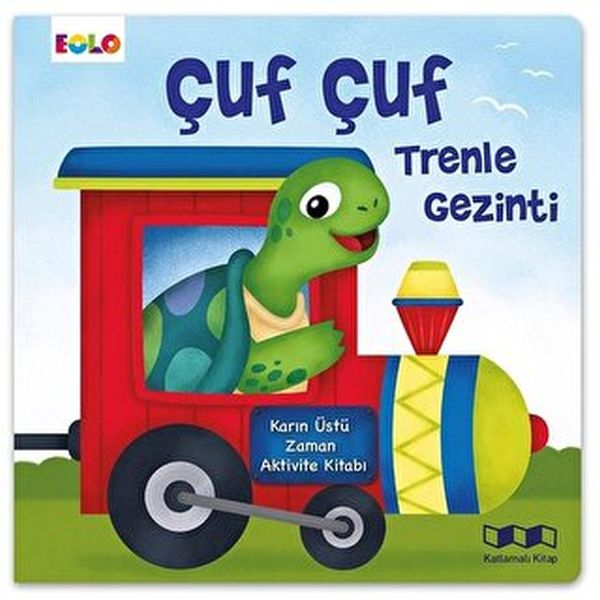 Çuf Çuf Trenle Gezinti - Karın Üstü Zaman Aktivite Kitabı-zoom-
