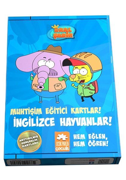 Muhtişim Eğitici Kartlar! - İngilizce Hayvanlar!-zoom-