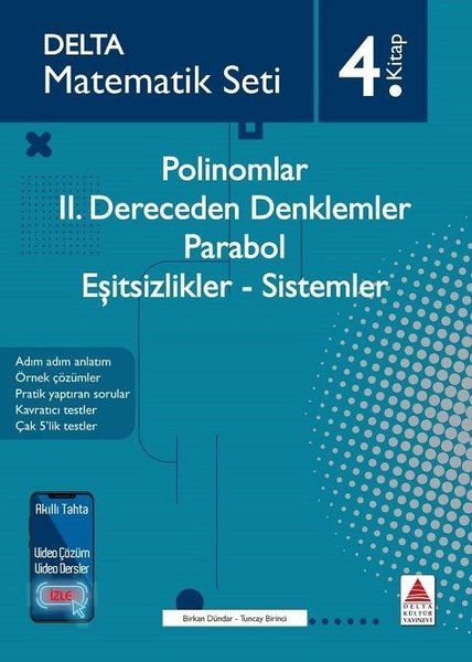 Matematik Seti 4.Kitap - Polinomlar-2. Dereceden Denklemler - Parabol - Eşitsizlikler - Sistemler-zoom-