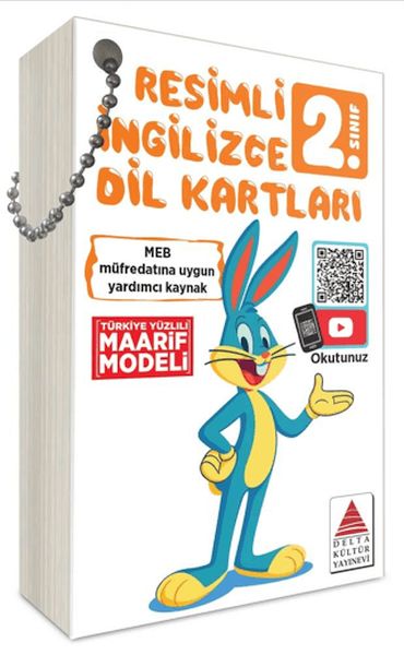 2. Sınıf Resimli İngilizce Dil Kartları-zoom-