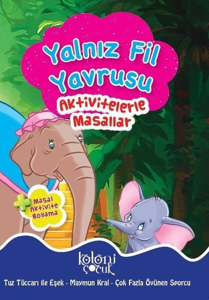 Yalnız Fil Yavrusu - Aktivitelerle Masallar-zoom-