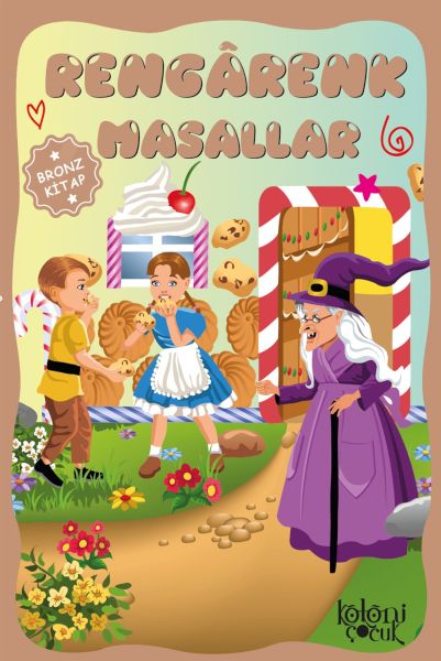 Çocuklar için Hayal ve Odak Geliştirici Rengarenk Masallar Bronz Kitap-zoom-