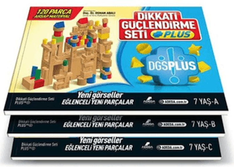 Dikkati Güçlendirme Seti Plus 7 Yaş Kitap-zoom-