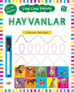 Çizgi Çizgi Etkinlik- Hayvanlar (4+ Yaş)