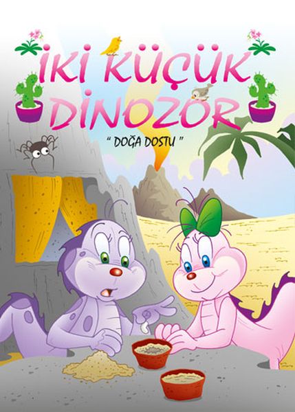 İki Küçük Dinozor - Doğa Dostu-zoom-