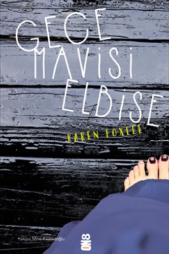 Gece Mavisi Elbise-zoom-