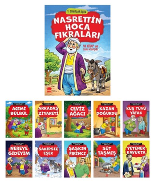 Nasrettin Hoca Fıkraları(10 Kitap+Soru Kitapçığı)