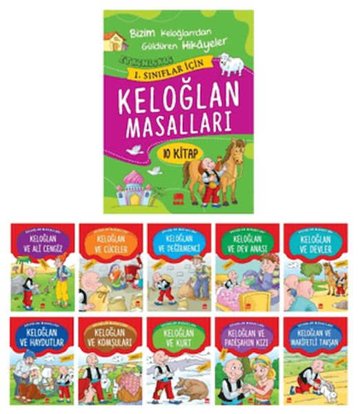 Etkinlikli Keloğlan Masalları (10 Kitap)-zoom-
