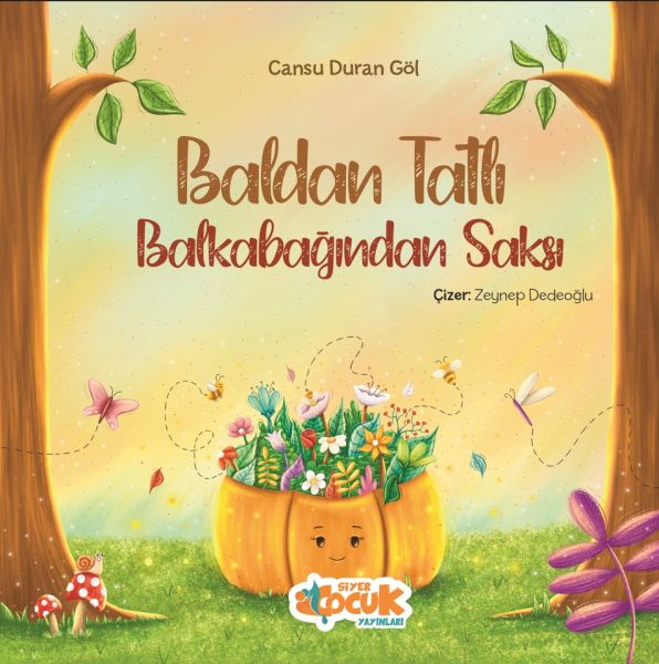 Baldan Tatlı Balkabağından Saksı-zoom-