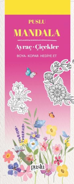 Mandala Ayraç - Çiçekler-zoom-