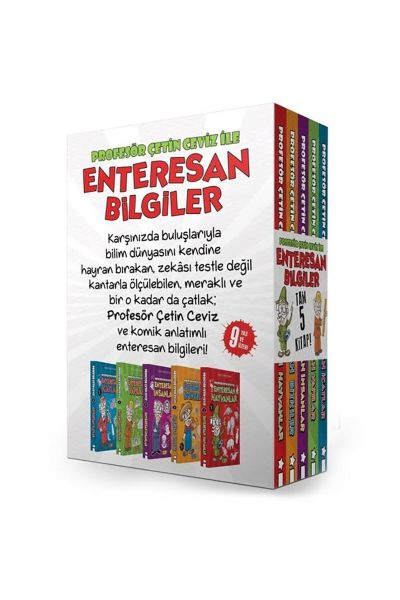 Profesör Çetin Ceviz İle Enteresan Bilgiler (5 Kitap Kutulu)-zoom-