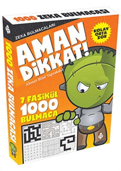 Zeka Bulmacaları Aman Dikkat (7 Fasikül)-zoom-