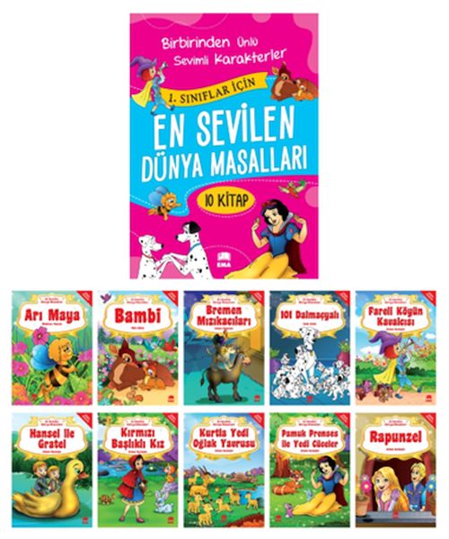 En Sevilen Dünya Masalları (10 Kitap)-zoom-
