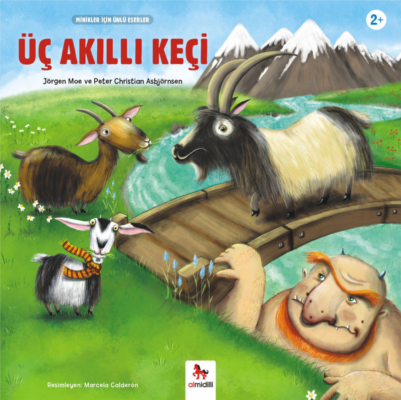 Üç Akıllı Keçi - Minikler İçin Ünlü Eserler-zoom-