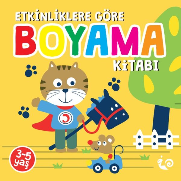 Etkinliklere Göre Boyama Kitabı - Sarı-zoom-