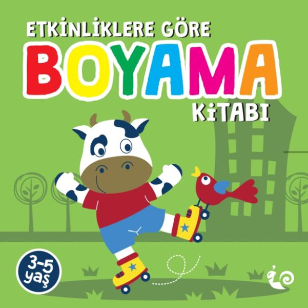 Etkinliklere Göre Boyama Kitabı - Yeşil-zoom-