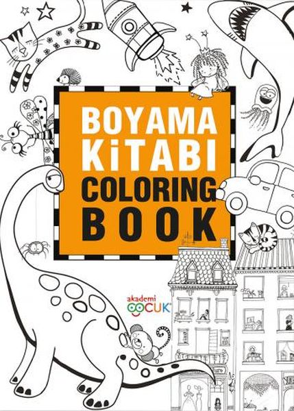 Boyama Kitabı - Coloring Book - 24X33,5 cm-zoom-