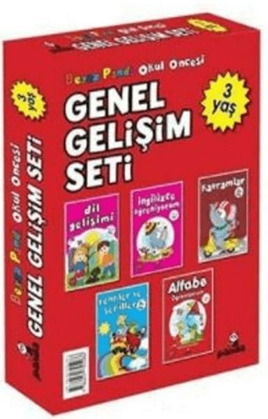 Okul Öncesi Genel Gelişim Seti - 3 Yaş (5 Kitap)-zoom-