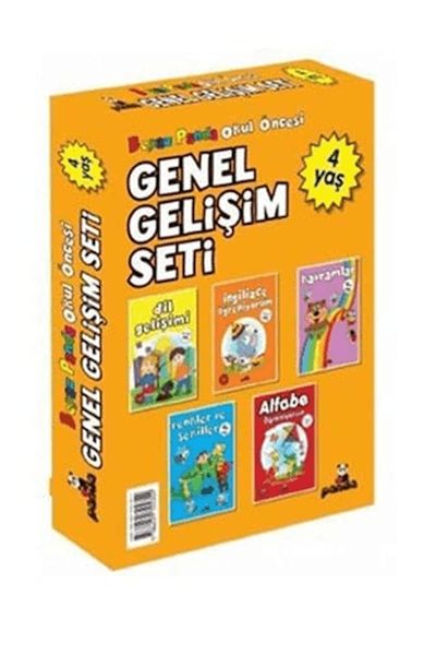 Okul Öncesi 4 Yaş Genel Gelişim Seti (5 Kitap)-zoom-