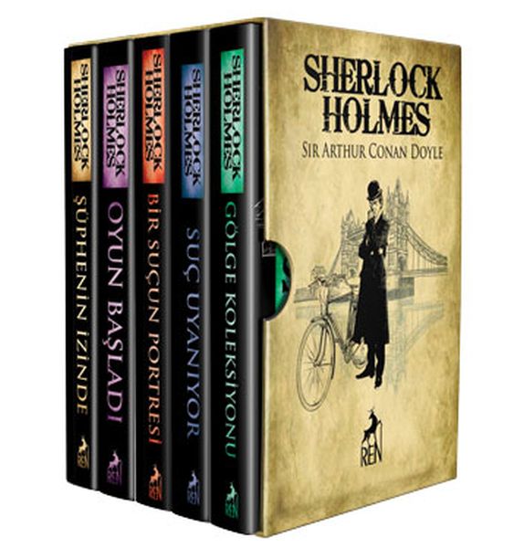 Sherlock Holmes - Bütün Hikayeler (5 Kitaplık Kutulu Set)-zoom-