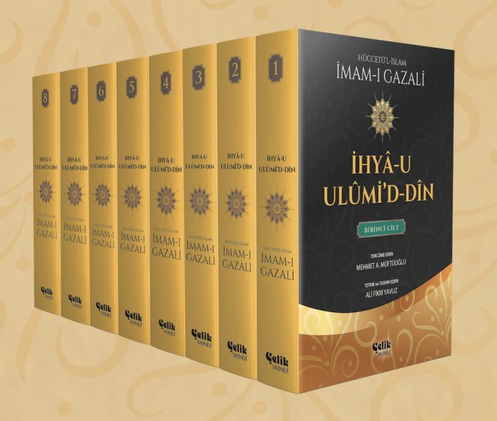 İhya-u Ulumi'd-Din (8 Cilt - Küçük Boy)-zoom-