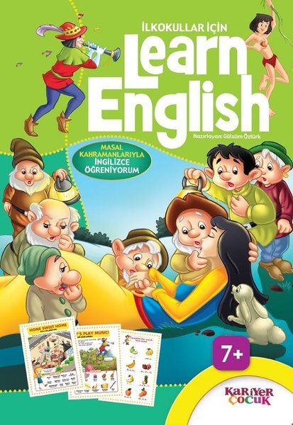 İlkokullar İçin Learn English - Yeşil-zoom-