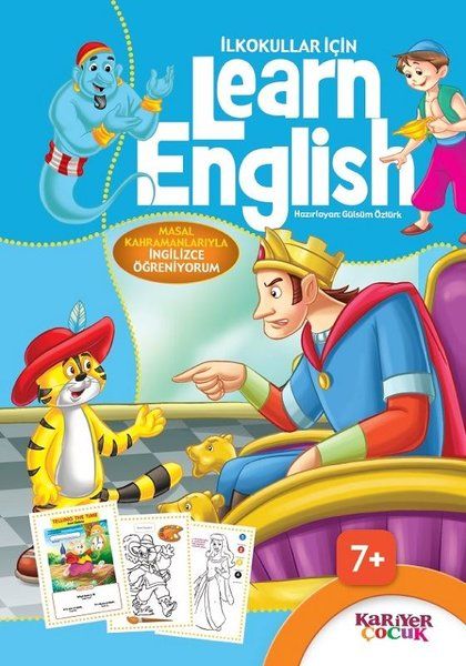İlkokullar İçin Learn English - Mavi-zoom-