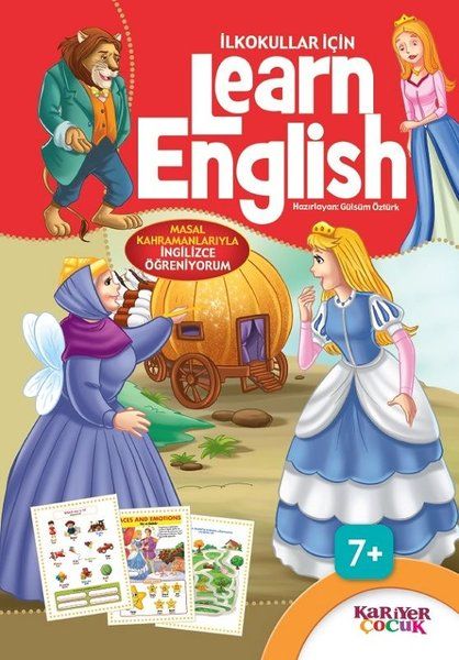 İlkokullar İçin Learn English - Kırmızı-zoom-