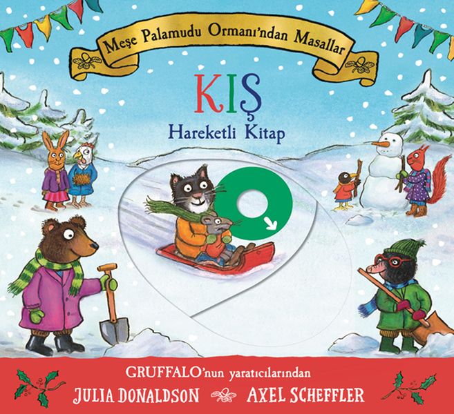 Meşe Palamudu Ormanı’ndan Masallar - Kış (Hareketli Kitap) Ciltli-zoom-