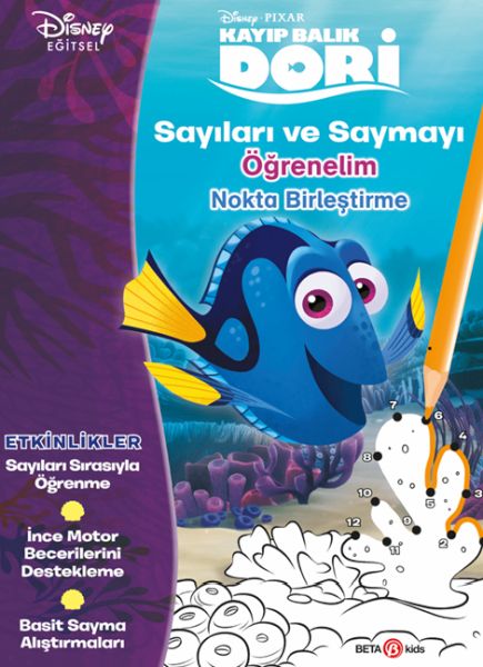 Disney Kayıp Balık Dori Sayıları ve Saymayı Öğrenelim Nokta Birleştirme-zoom-