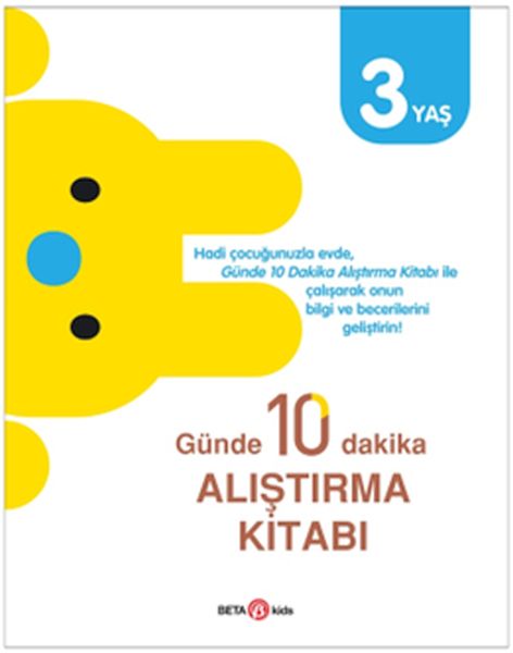 Günde 10 Dakika Alıştırma Kitabı 3 Yaş-zoom-