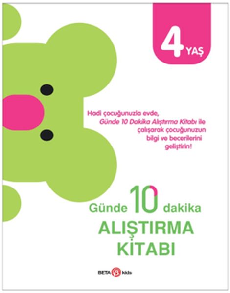 Günde 10 Dakika Alıştırma Kitabı 4 Yaş-zoom-