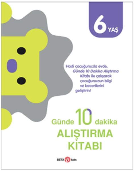 Günde 10 Dakika Alıştırma Kitabı 6 Yaş-zoom-