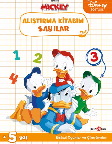 Disney Eğitsel Çıkartmalı Alıştırma Kitabım Sayılar-zoom-