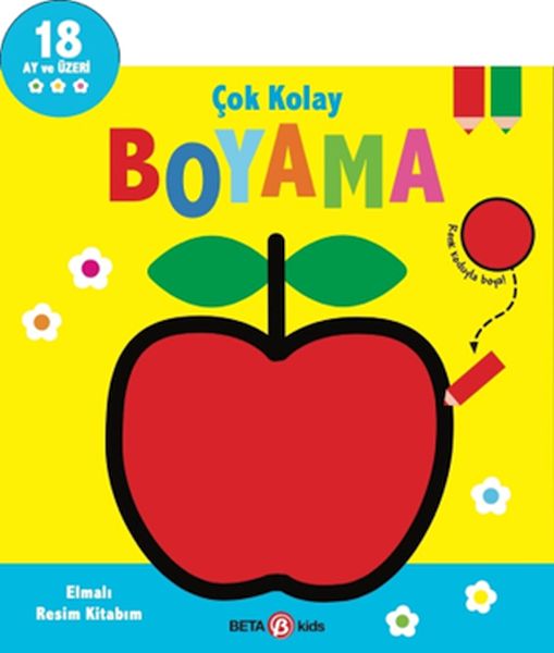 Çok Kolay Boyama Elmalı Resim Kitabım-zoom-