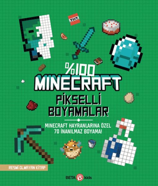 %100 Minecraft Pikselli Boyamalar-zoom-