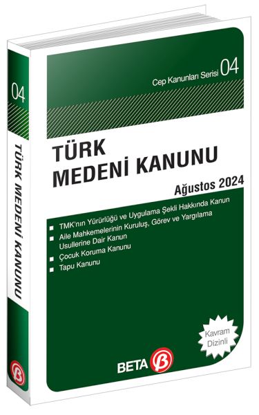 Türk Medeni Kanunu - Ağustos 2024-zoom-