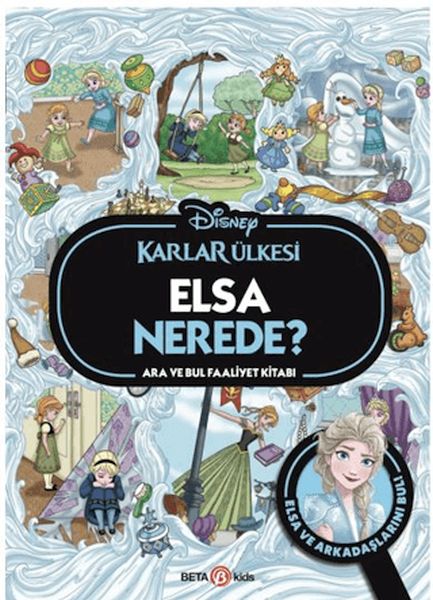 Disney Karlar Ülkesi Elsa Nerede? Ara ve Bul Faaliyet Kitabı-zoom-