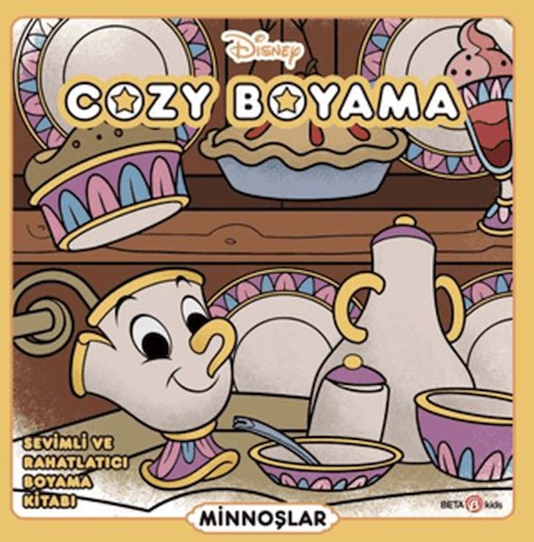 Disney Cozy Boyama, Sevimli ve Rahatlatıcı Boyama Kitabı - Minnoşlar-zoom-