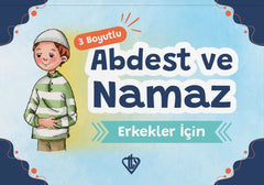 3 Boyutlu Abdest Ve Namaz Kitapçığı Mavi
