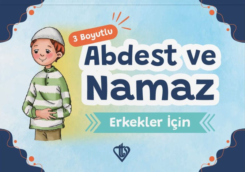 3 Boyutlu Abdest Ve Namaz Kitapçığı Mavi-zoom-