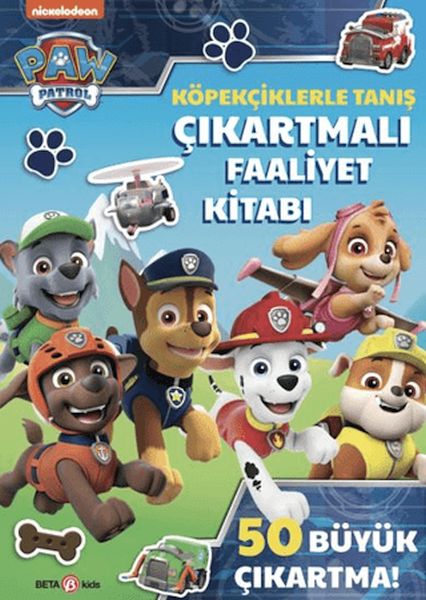 Paw Patrol - Köpekçiklerle Tanış Çıkartmalı Faaliyet Kitabı-zoom-