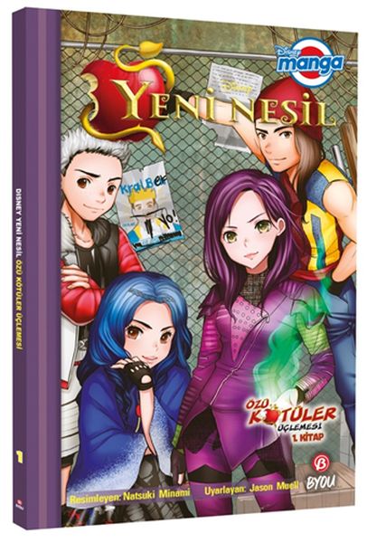 Dısney Manga Yeni Nesil Özü Kötüler Üçlemesi 1.Kitap-zoom-