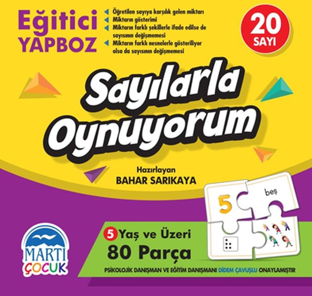 Sayılarla Oynuyorum - Eğitici Yapboz-zoom-