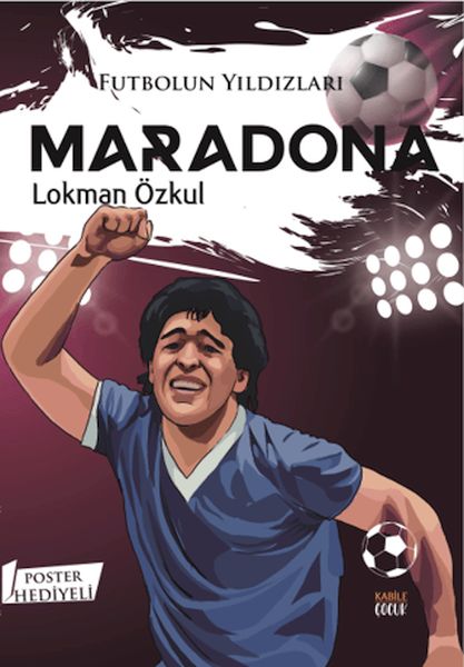 Futbolun Yıldızları Maradona (Poster Hediyeli)-zoom-